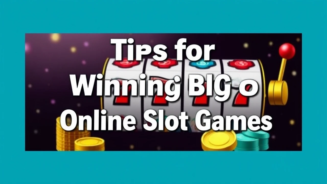 Top Tips for Winning Big on Online Slot Games