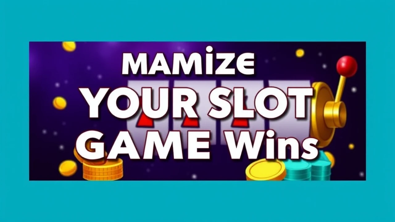Maximize Your Slot Game Wins: Best Ten Strategies to Win Big